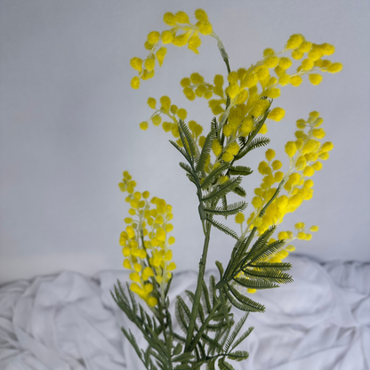 Yellow Mimosa /Wattle Spray - Realistic Artificial Flowers