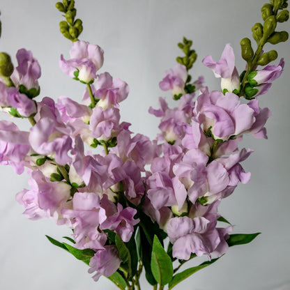 Mauve Snapdragons - Realistic Artificial Flowers