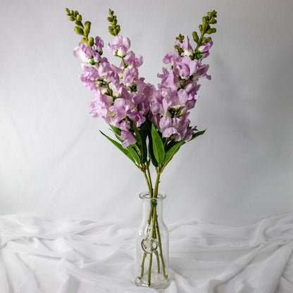 Mauve Snapdragons - Realistic Artificial Flowers