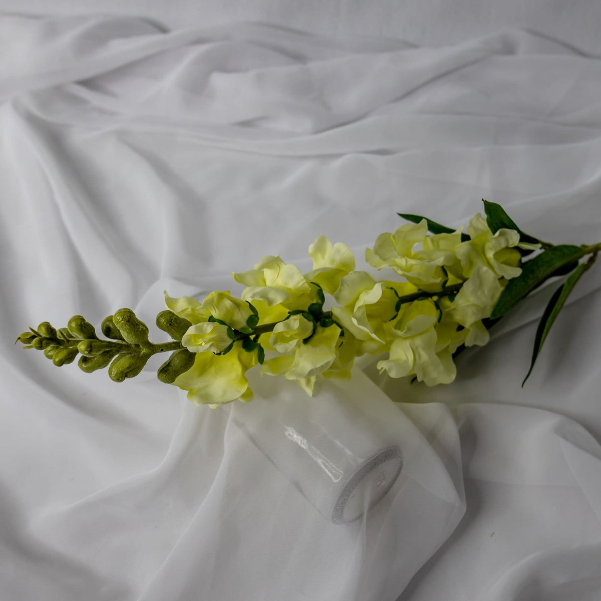Snapdragon Altificial Lemon Snapdragons - Soft Silk – Realistic Artificial Flowers