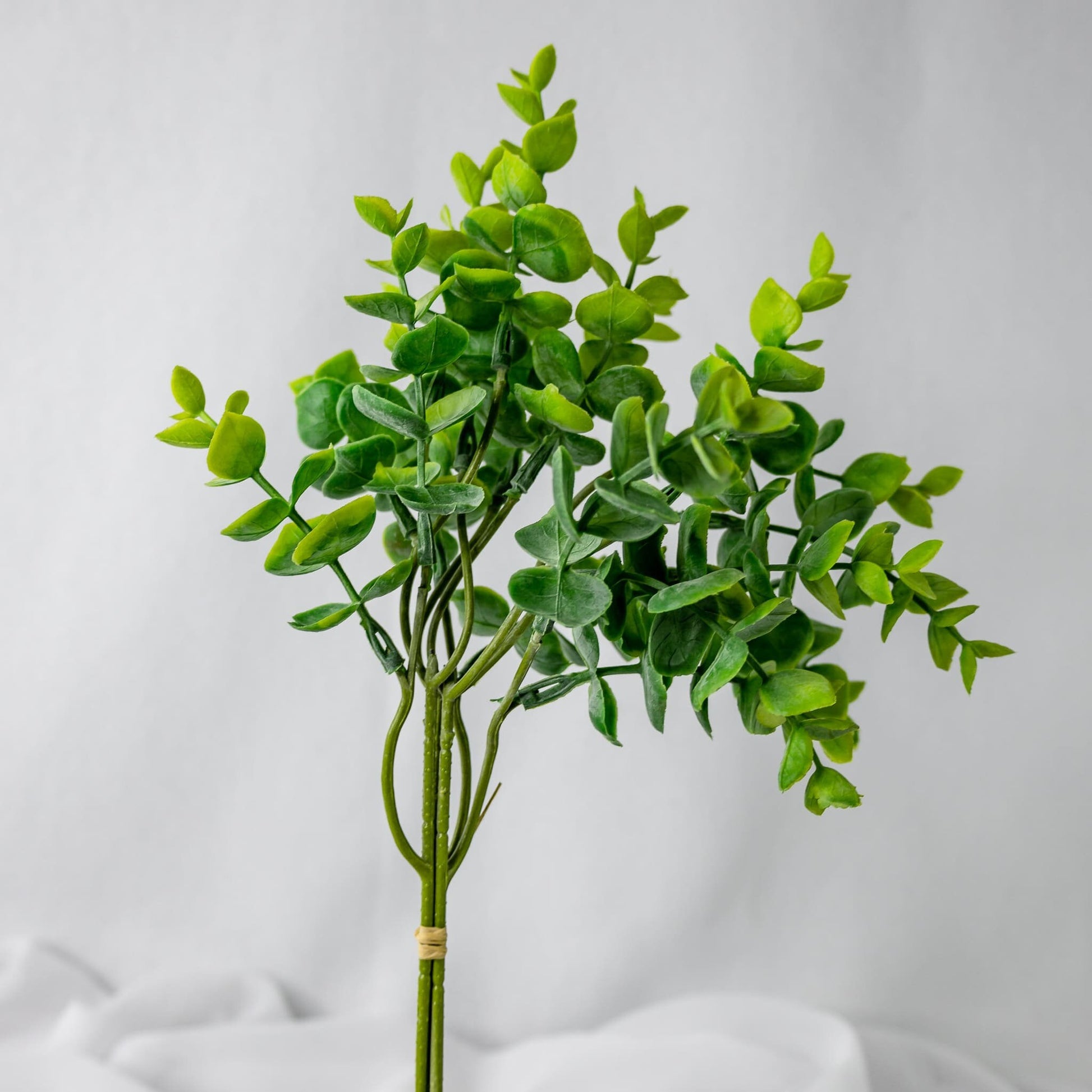 Green Mini Gum Short Bunch - Realistic Artificial Flowers and Greenery