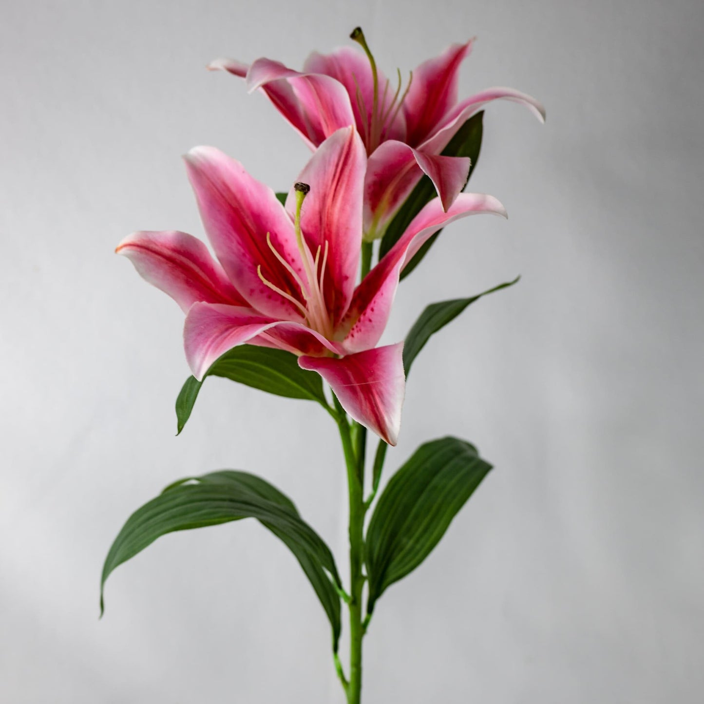 artificial Dark Pink Oriental Lilies