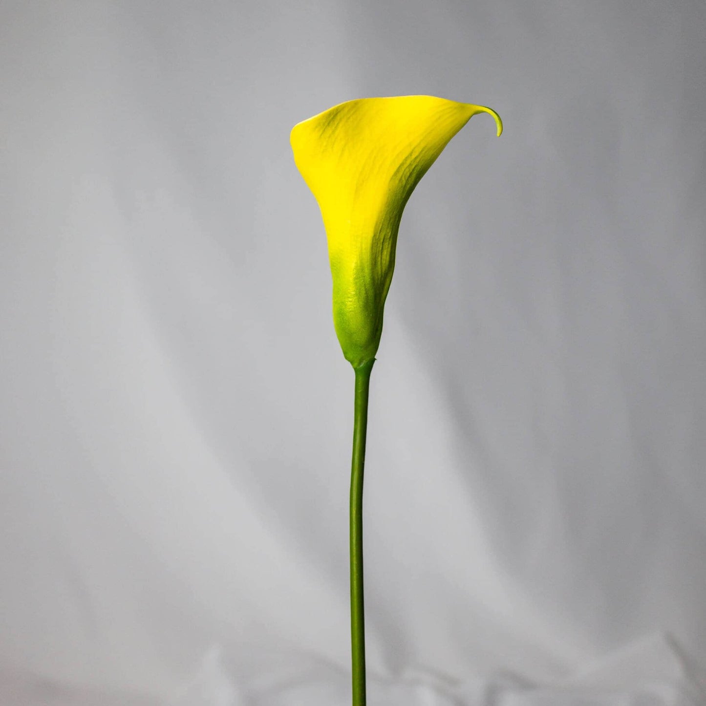 artificial Bright Yellow Small Calla Lily