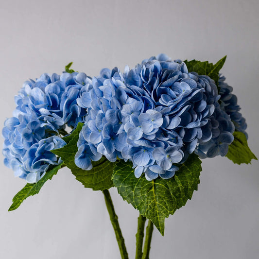 artificial Blue Hydrangea Real Touch