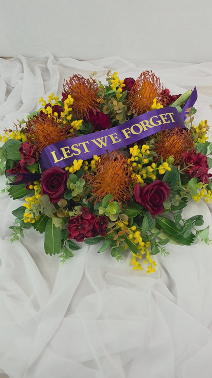 Wreath in Native Flowers