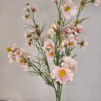 Pale Pink Mini Cosmos Spray - Realistic Artificial Flowers