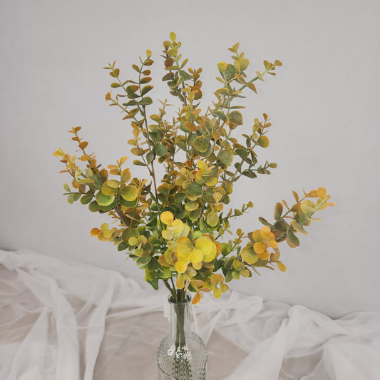 Gold Long Stem Mini Gum -Realistic Artificial Flowers