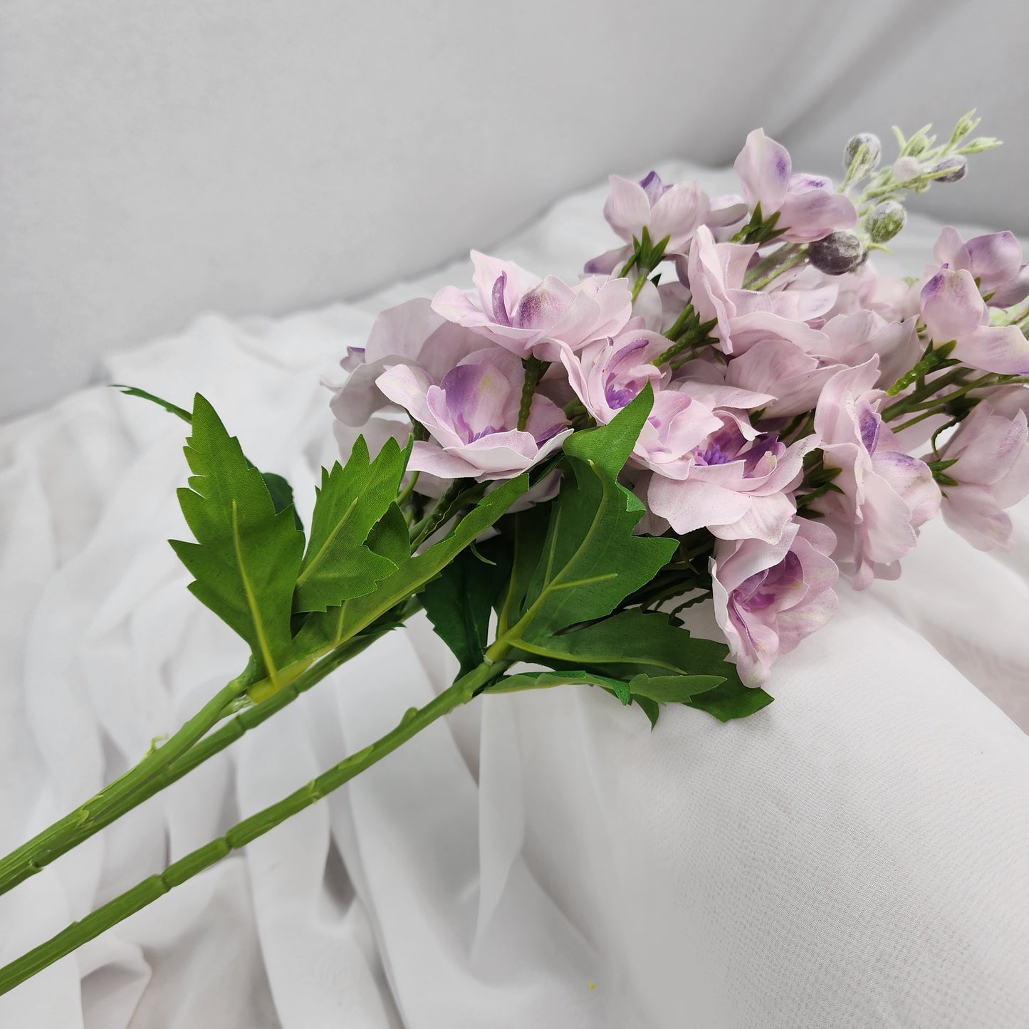 Mauve Real Touch Delphinium - Small