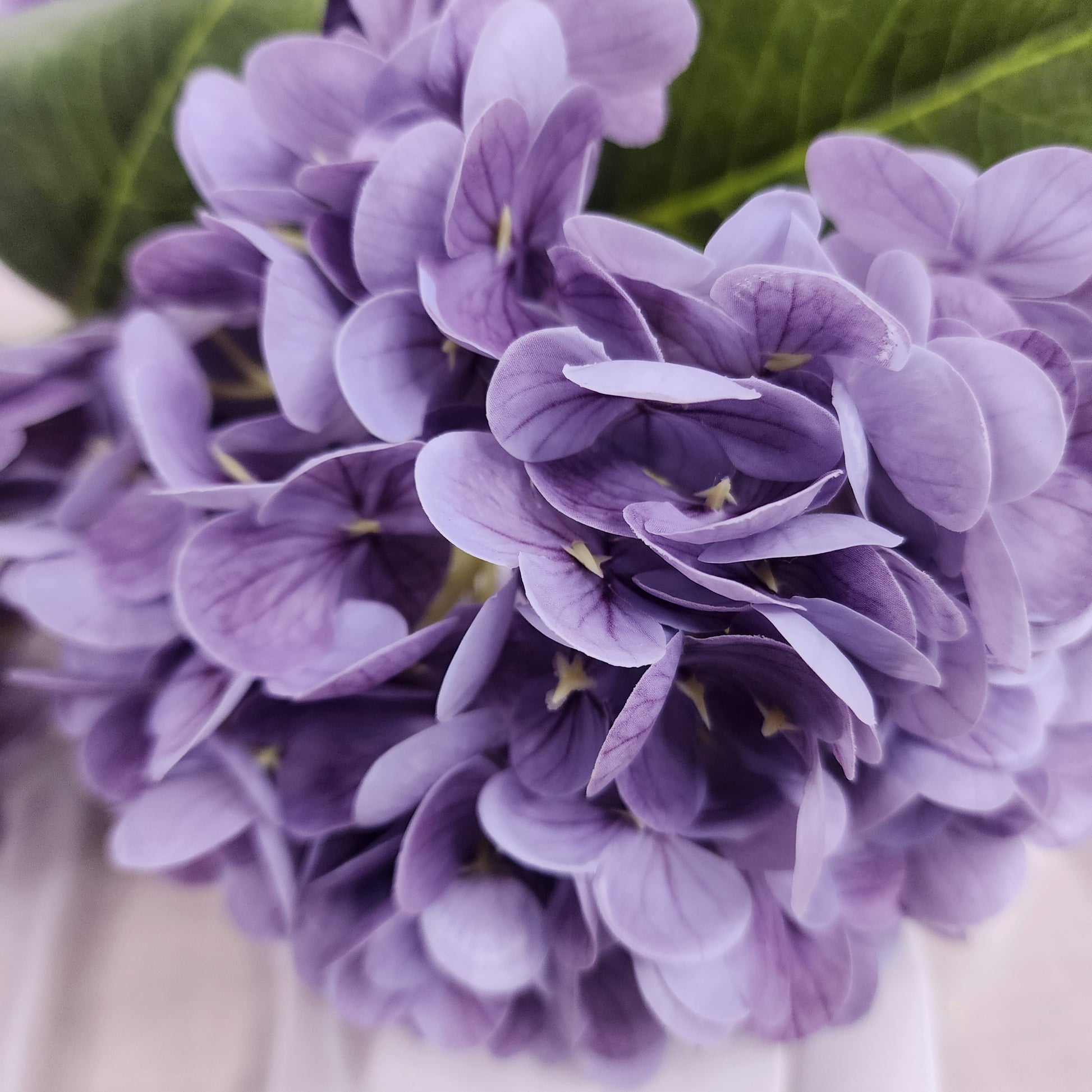 Lavender Real Touch Medium Hydrangea  - Realistic Artificial Flowers
