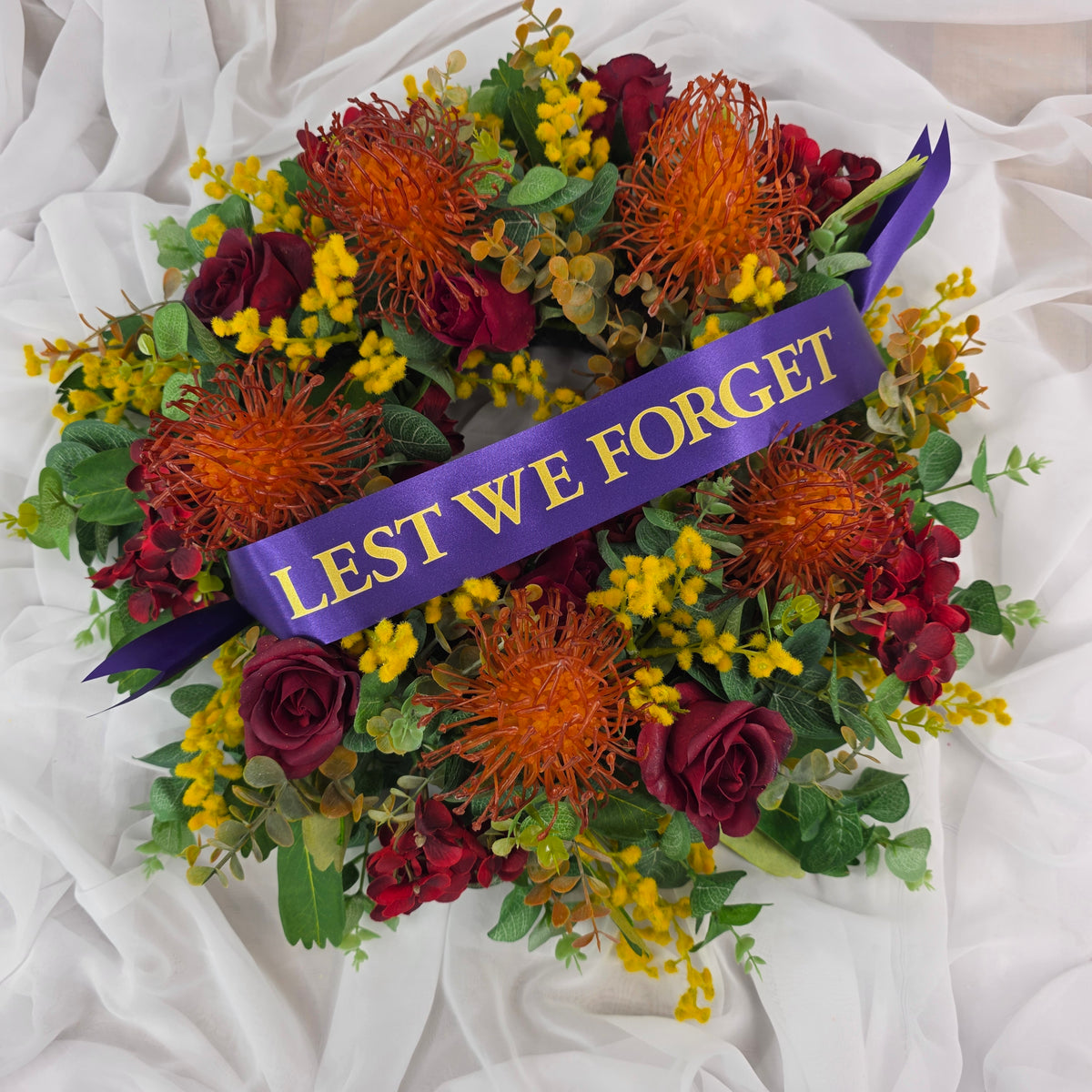 Wreath in Native Flowers