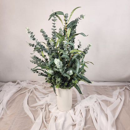 Eucalyptus Arrangement - Realistic Artificial Flowers