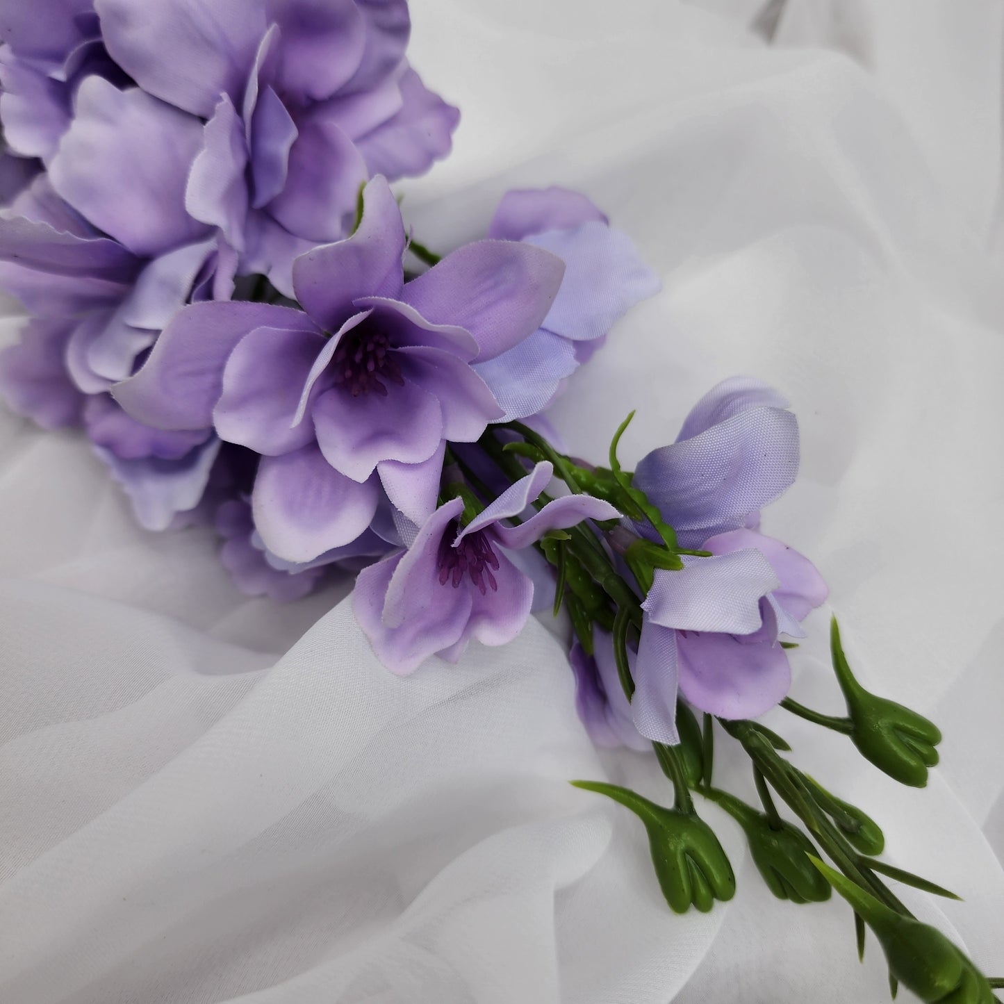 Mauve Real Touch Delphinium -Large