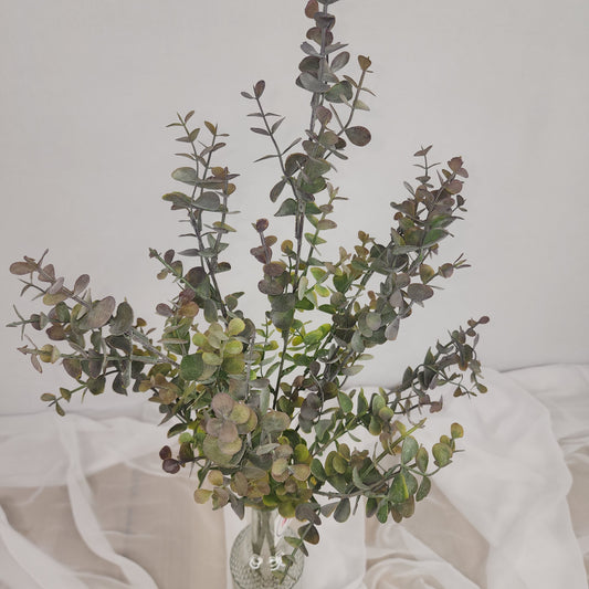 Grey Long Stem Mini Gum -Realistic Artificial Flowers