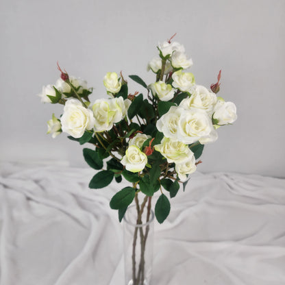 White Mini Rose - Realistic Artificial Flowers