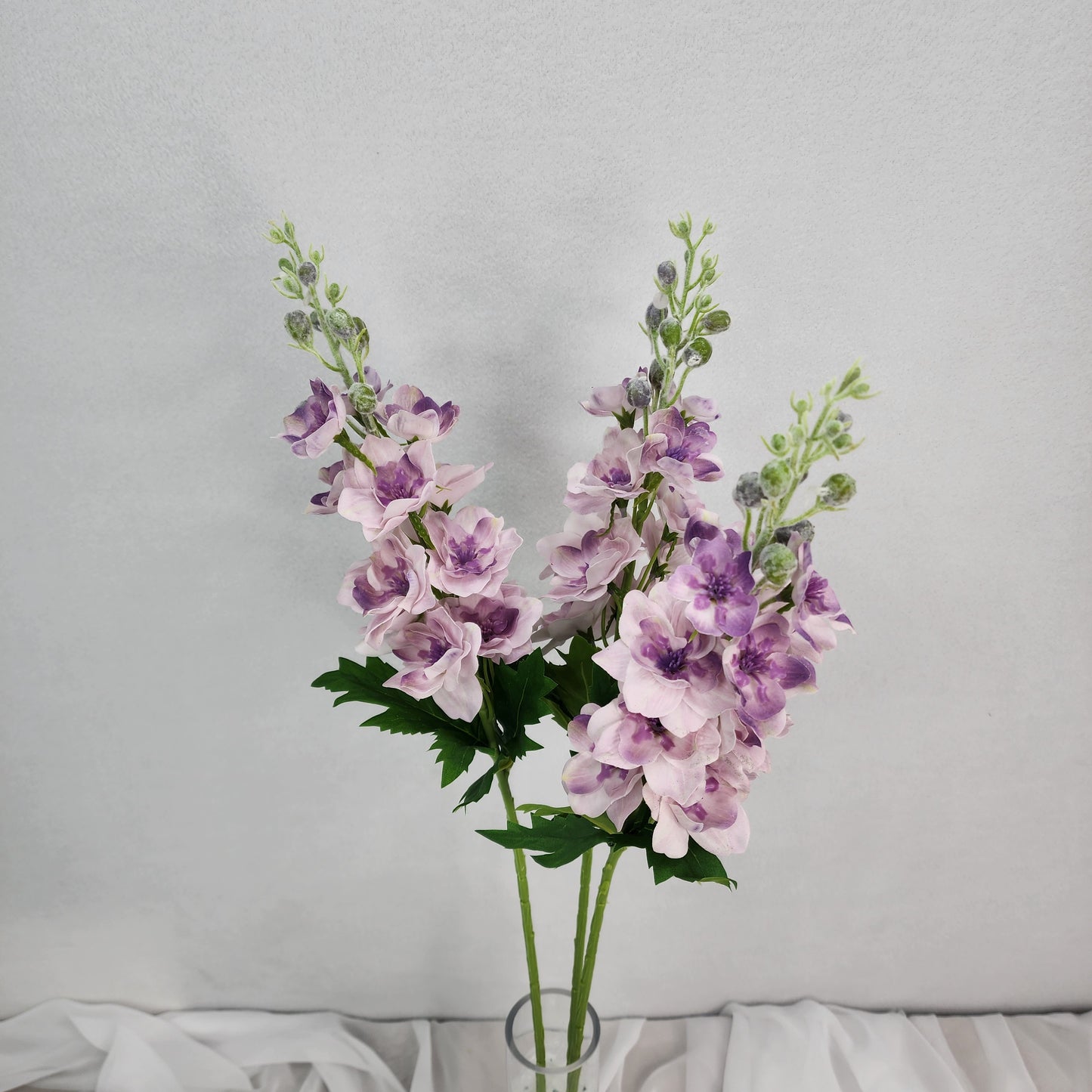 Mauve Real Touch Delphinium - Small