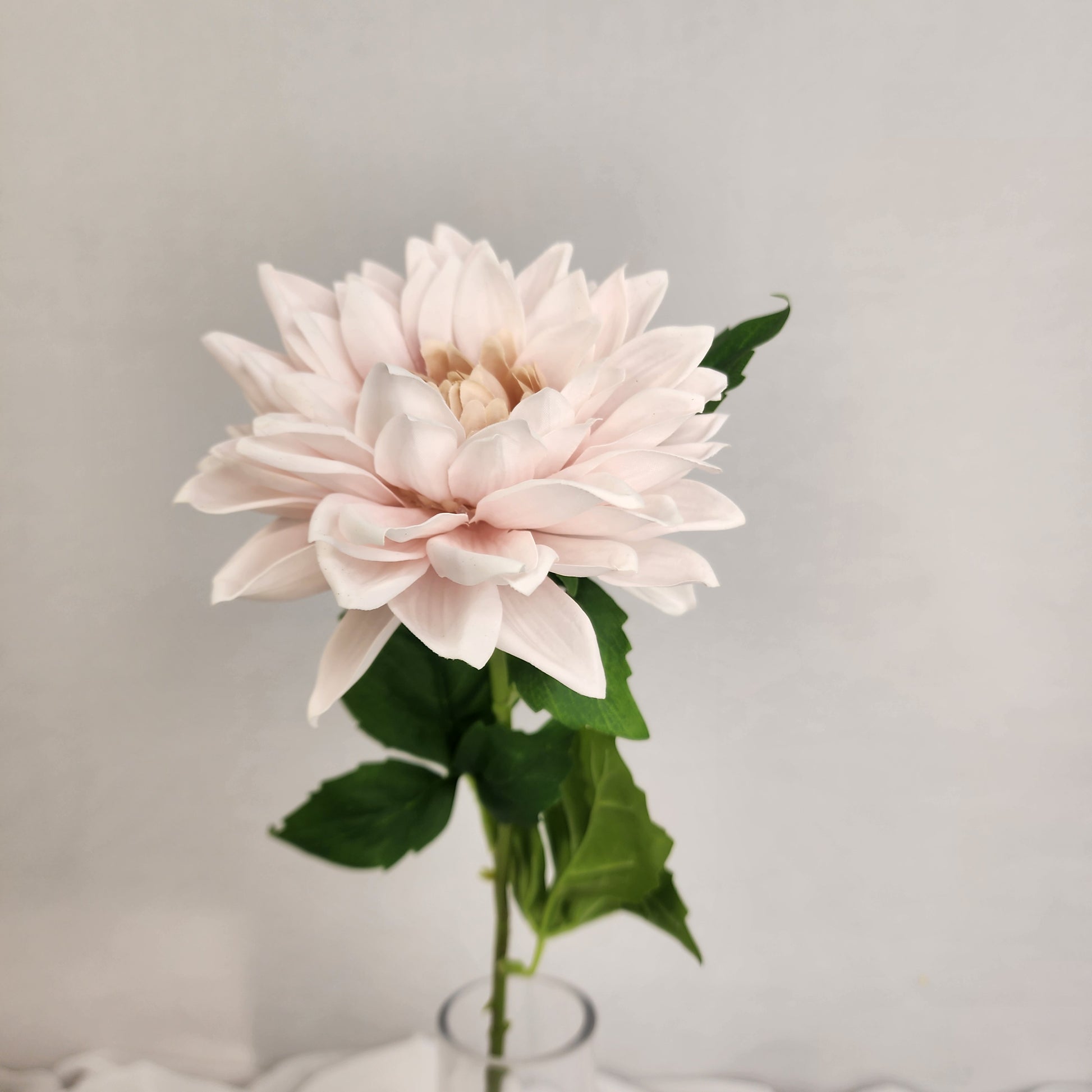Light Pink Real Touch Dahlias-Realistic Artificial Flowers