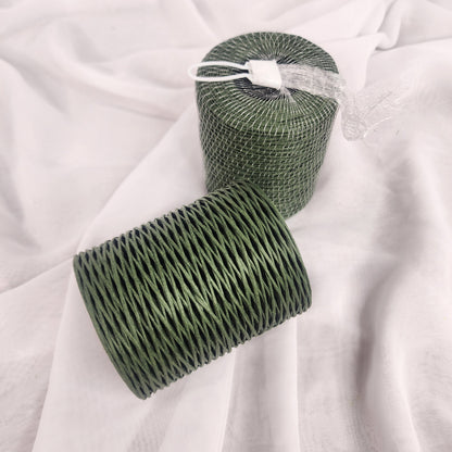 Paper Cover Craft Wire- Green