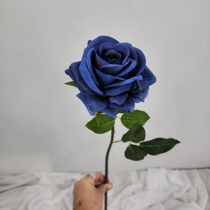 Navy Blue Royal Real Touch Rose