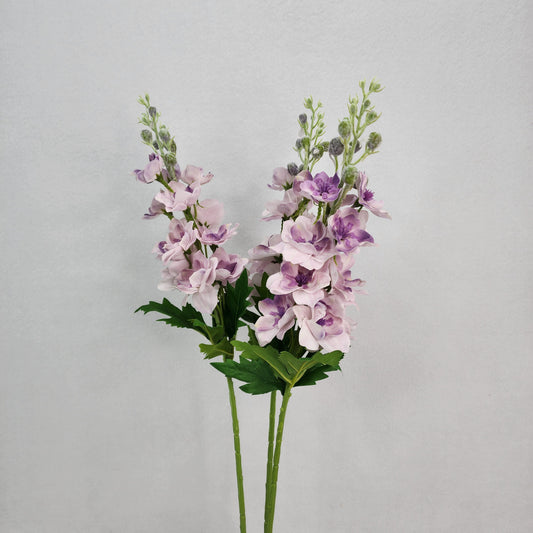 Mauve Small Real Touch Delphinium - Realistic Artificial Flowers