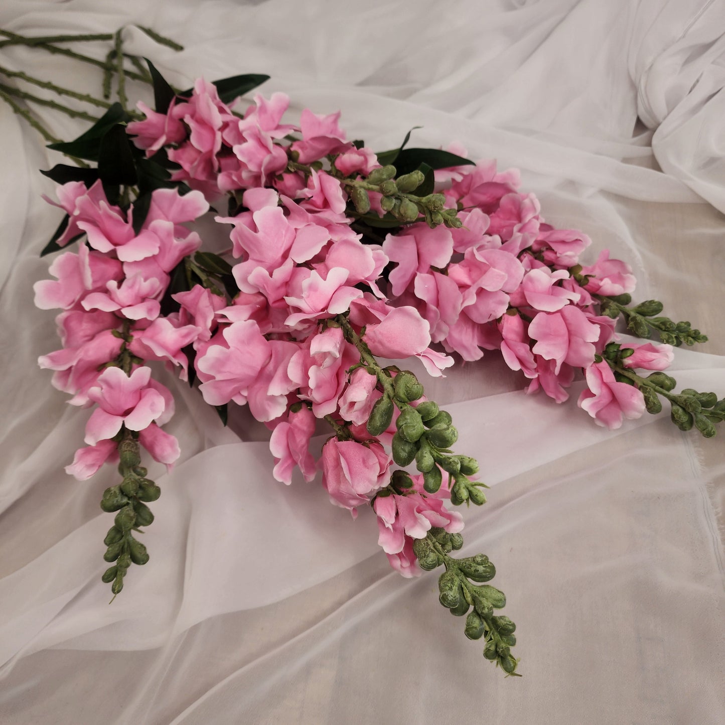 Deep Pink Snapdragons - Realistic Artificial Flowers