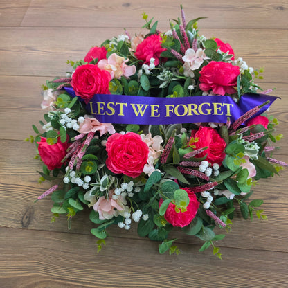 Wreath in Shades of Pink
