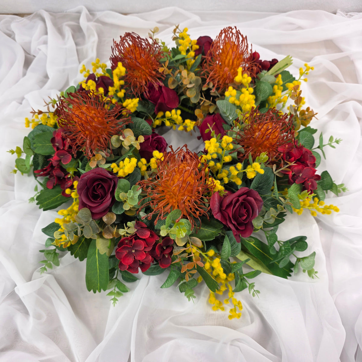 Wreath in Native Flowers