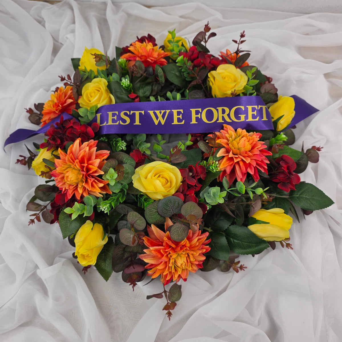 Wreath in Autumn Tones