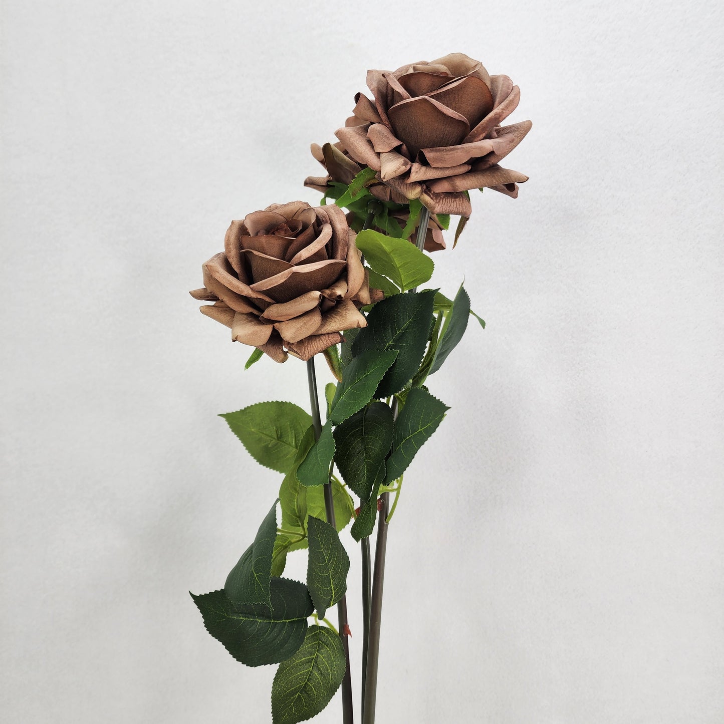 Coffee Royal Real Touch Rose - Realistic Artificial Flowers