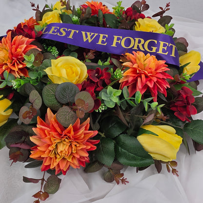 Wreath in Autumn Tones