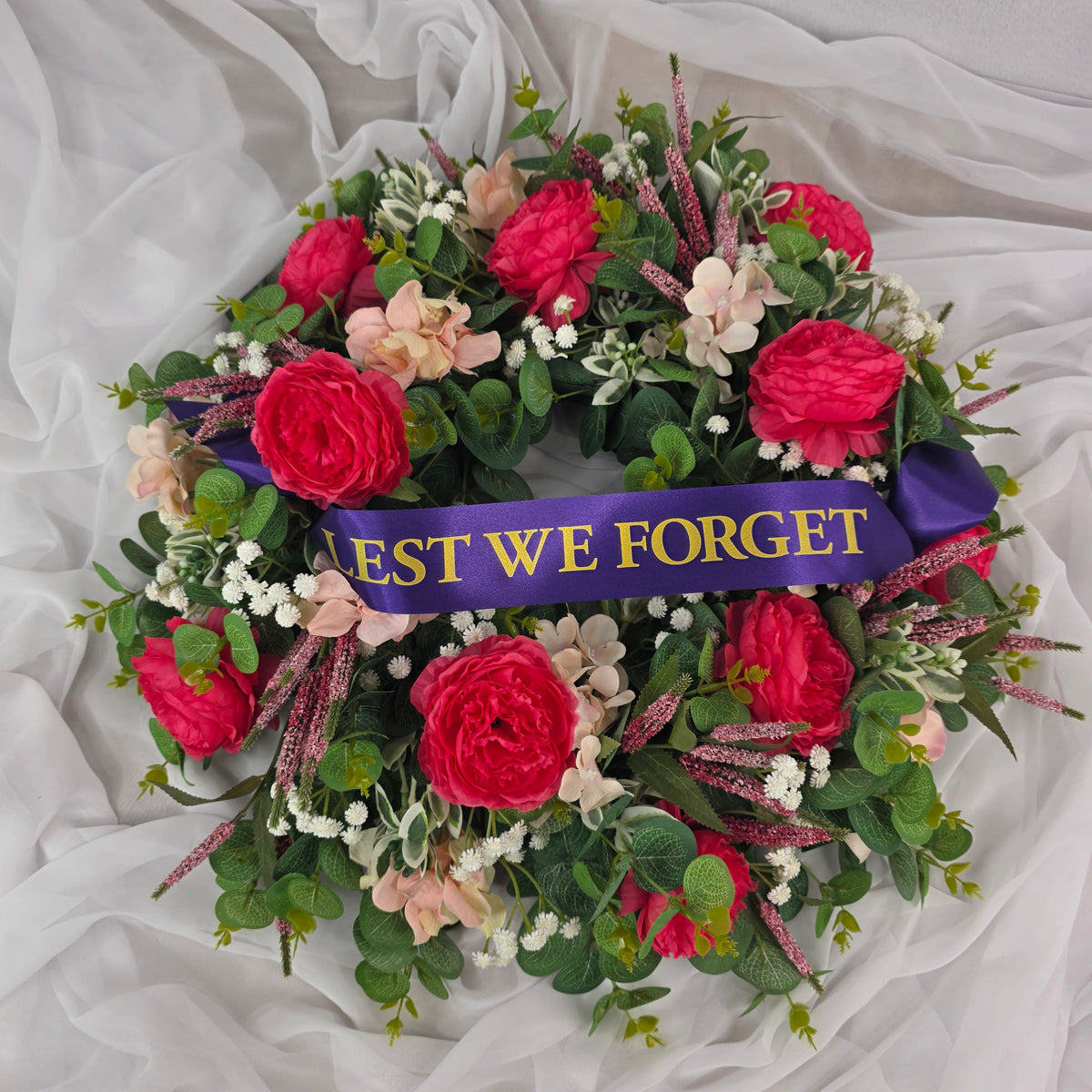 Wreath in Shades of Pink