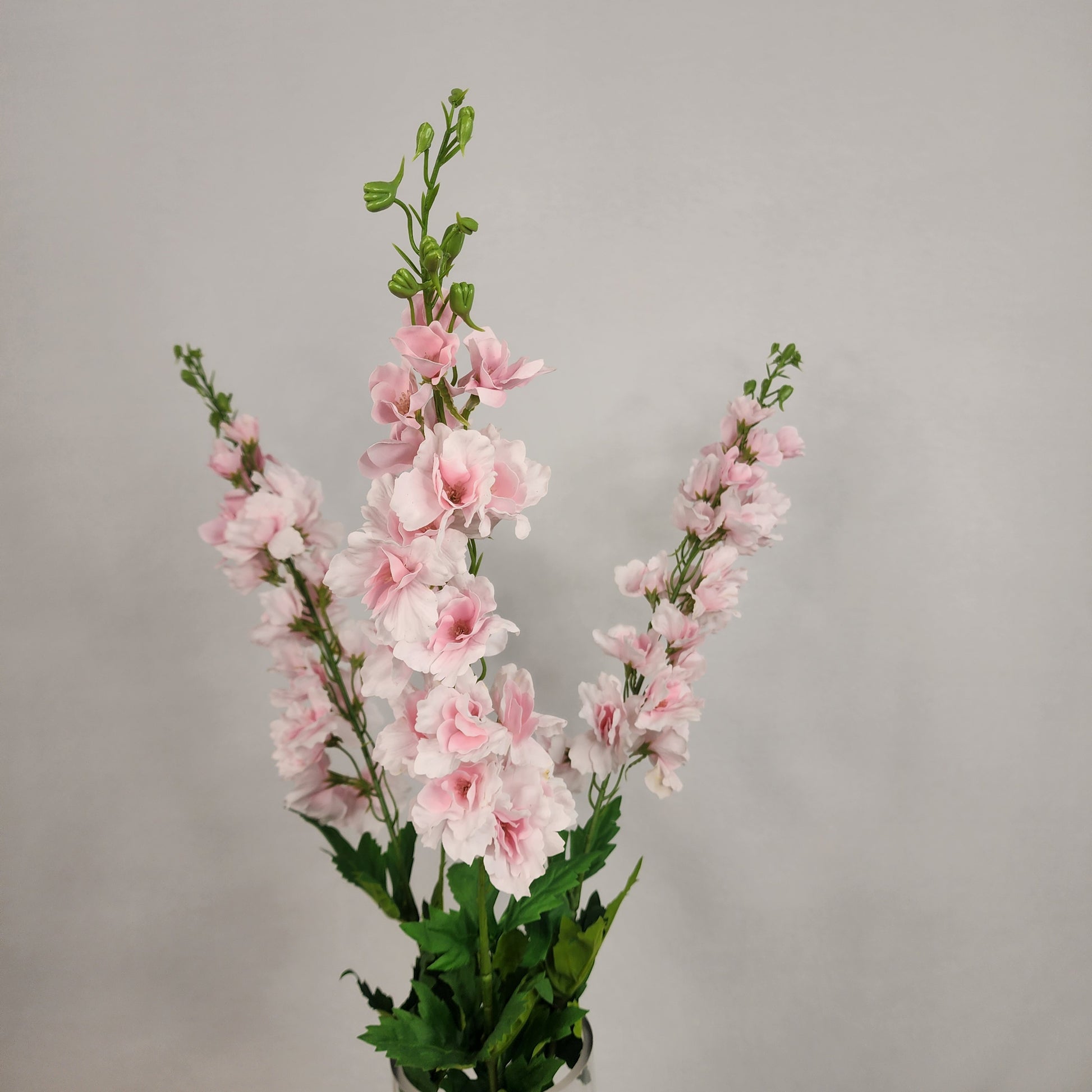 Pale Pink Real Touch Delphinium - Realistic Artificial Flowers