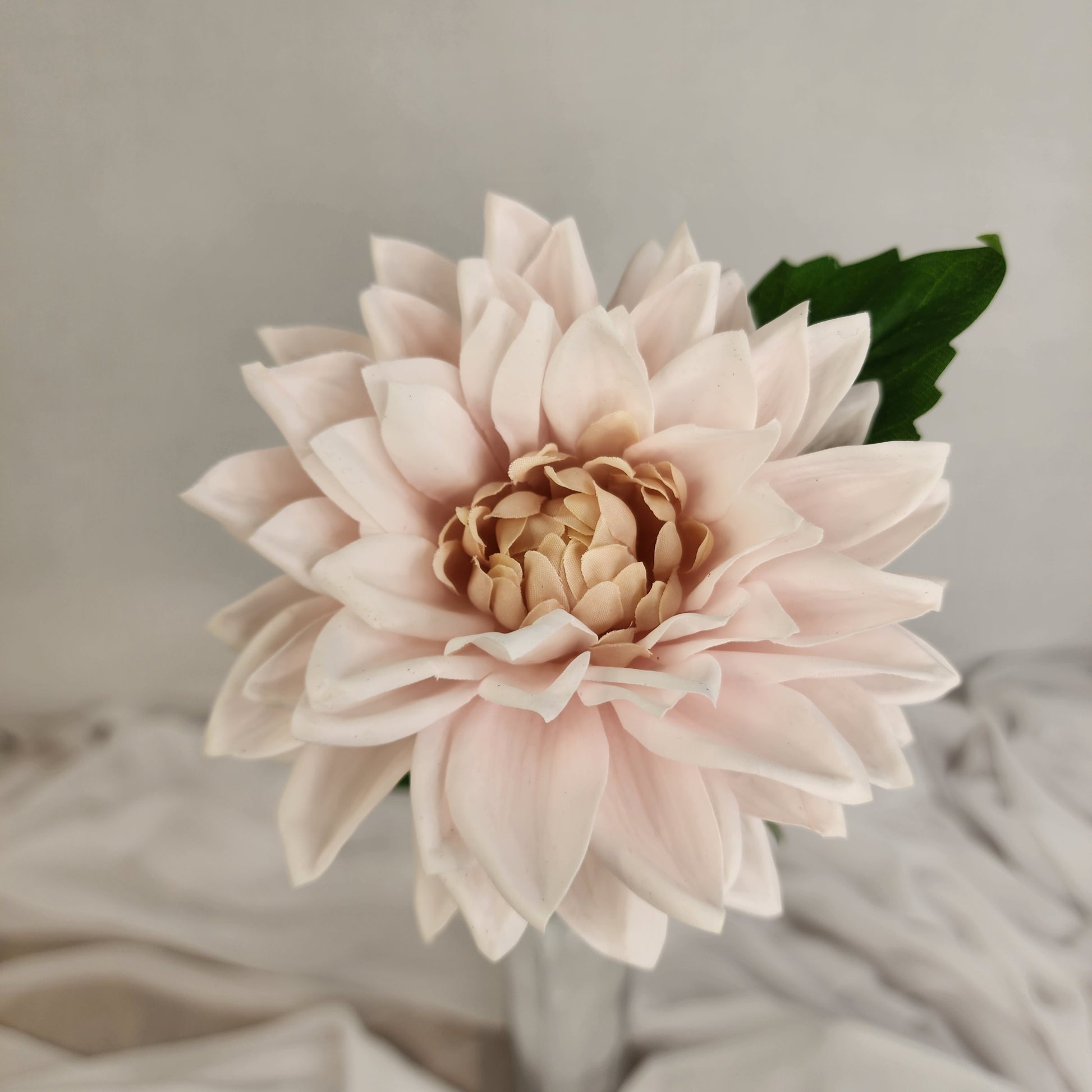 Light Pink Real Touch Dahlias-Realistic Artificial Flowers