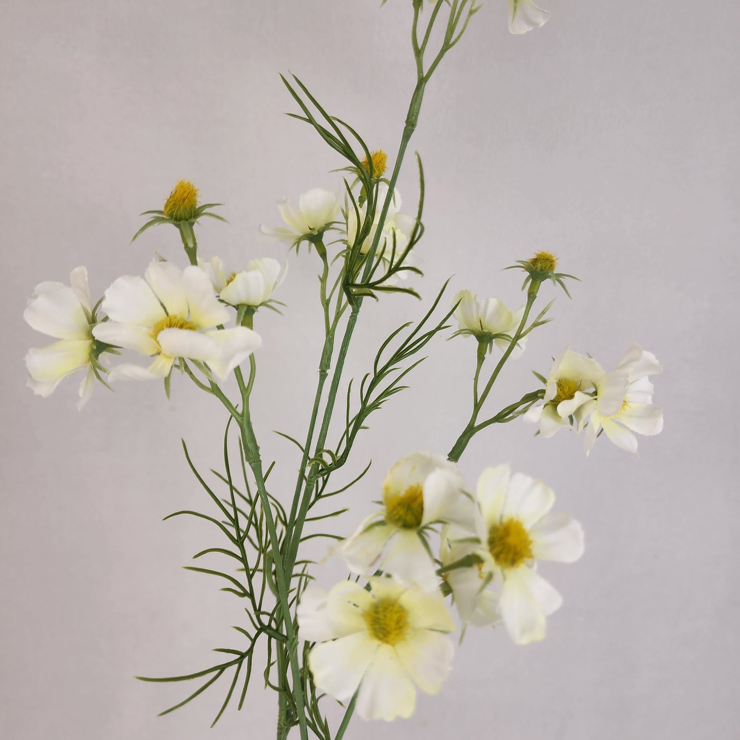 White Mini Cosmos Spray - Realistic Artificial Flowers