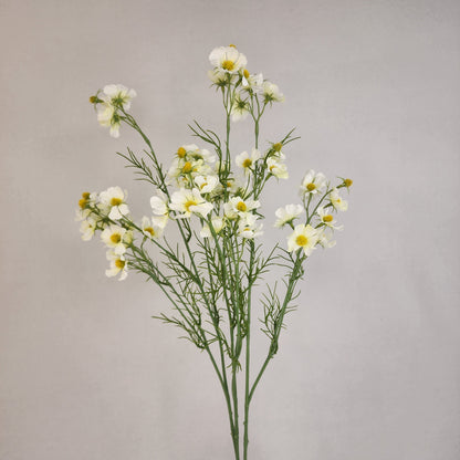White Mini Cosmos Spray - Realistic Artificial Flowers