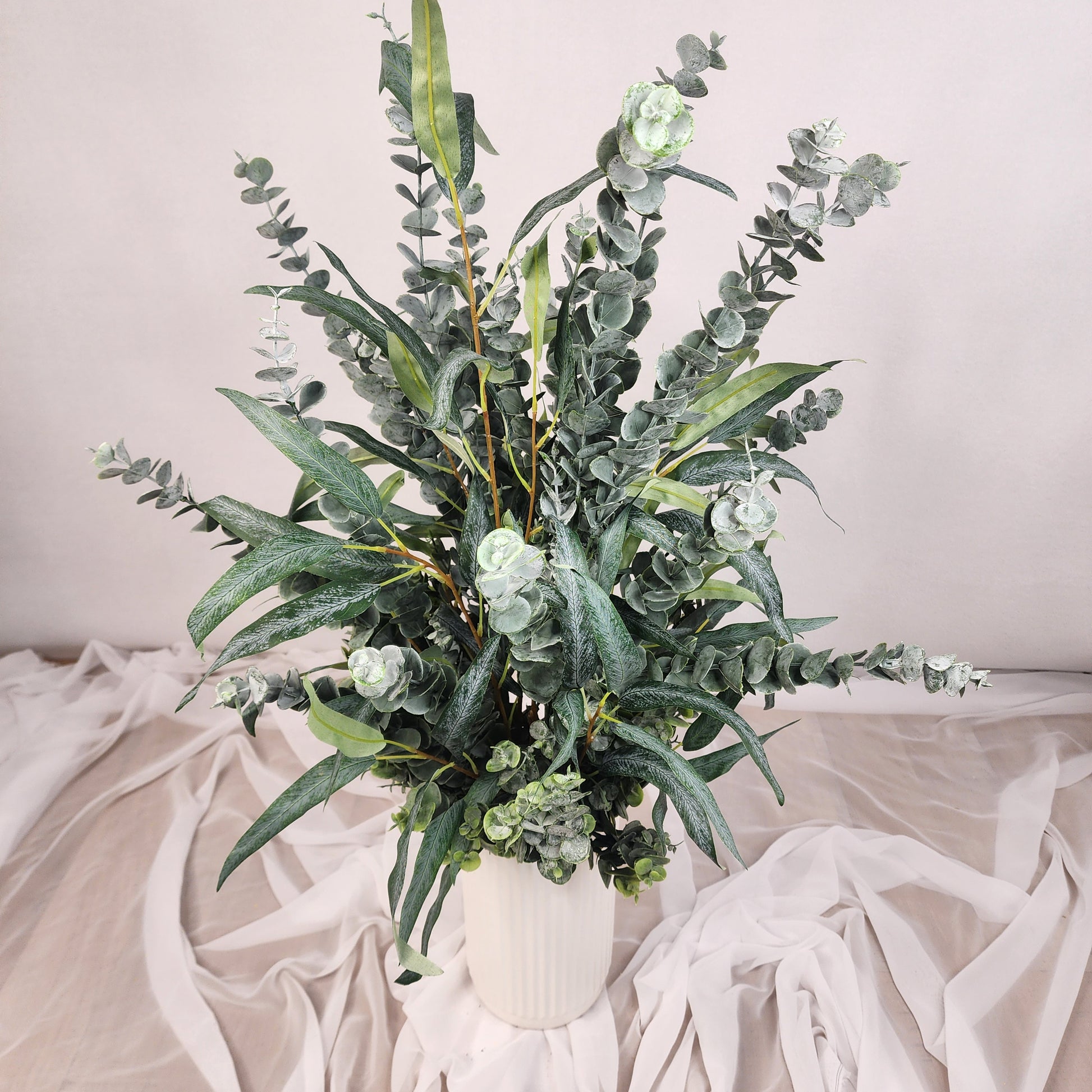 Eucalyptus Arrangement - Realistic Artificial Flowers