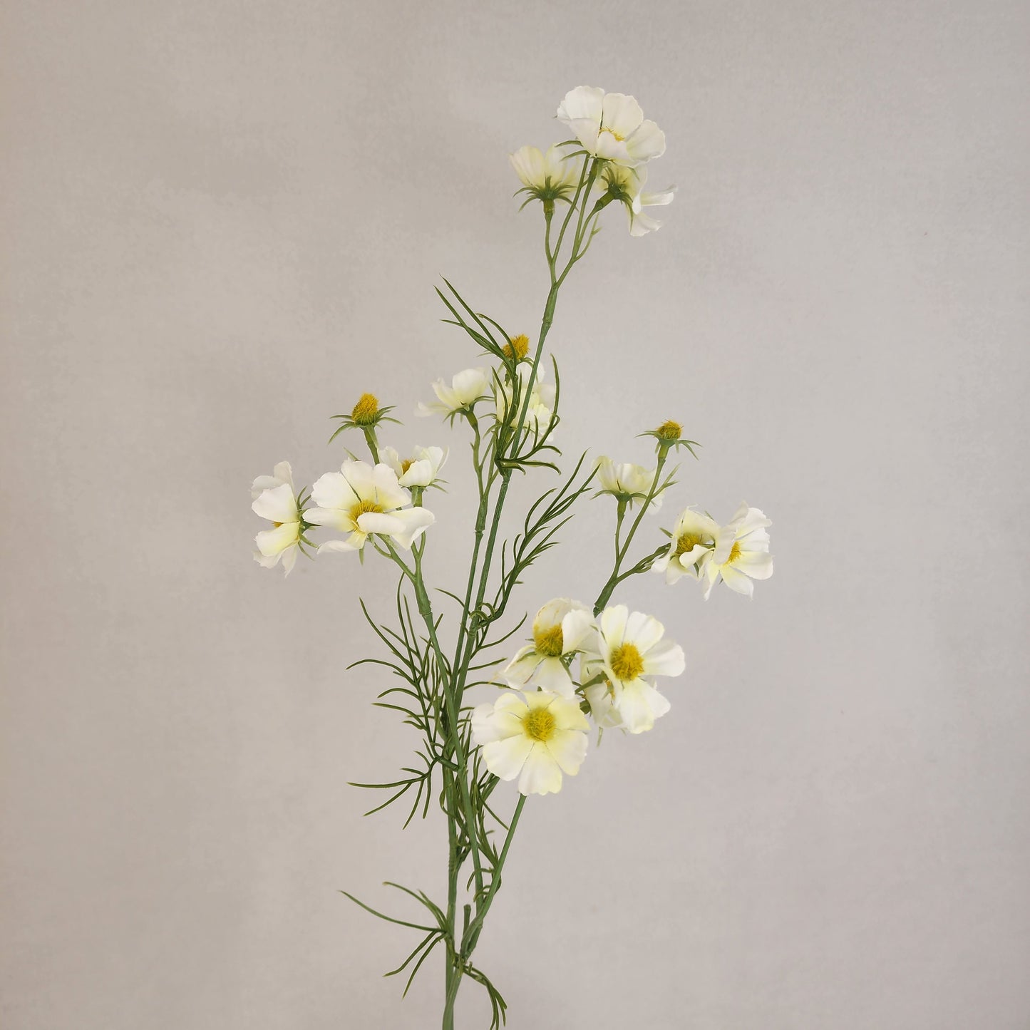 White Mini Cosmos Spray - Realistic Artificial Flowers