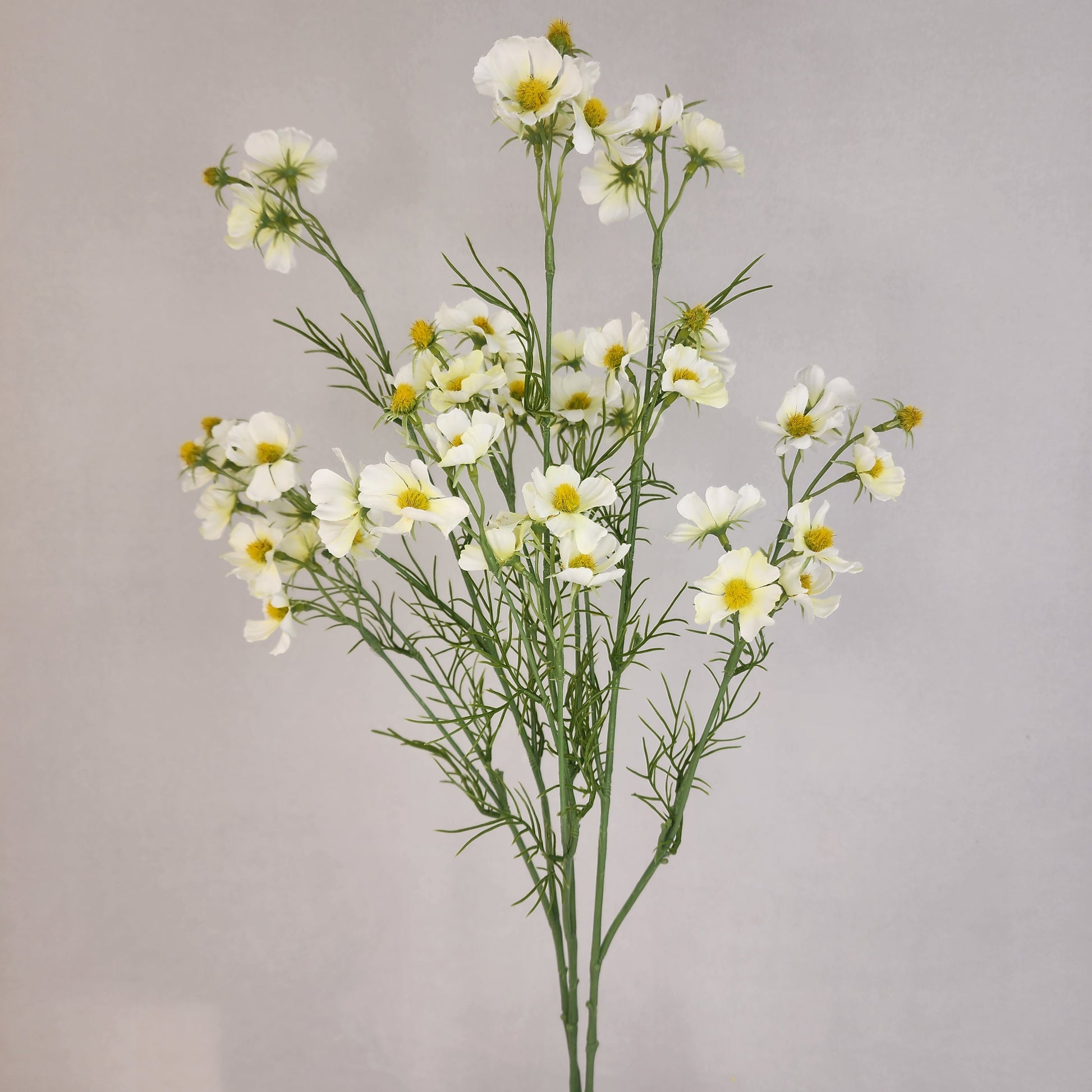 White Mini Cosmos Spray - Realistic Artificial Flowers