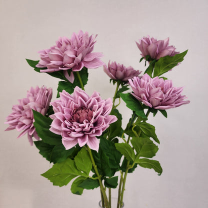 Mauve Real Touch Dahlias-Realistic Artificial Flowers