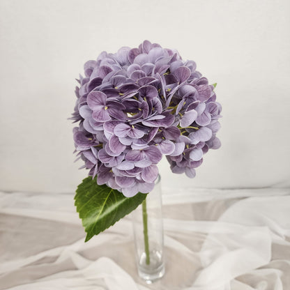 Lavender Real Touch Medium Hydrangea  - Realistic Artificial Flowers