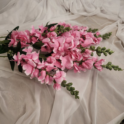 Deep Pink Snapdragons - Realistic Artificial Flowers