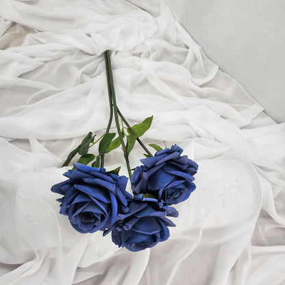 Navy Blue Royal Real Touch Rose