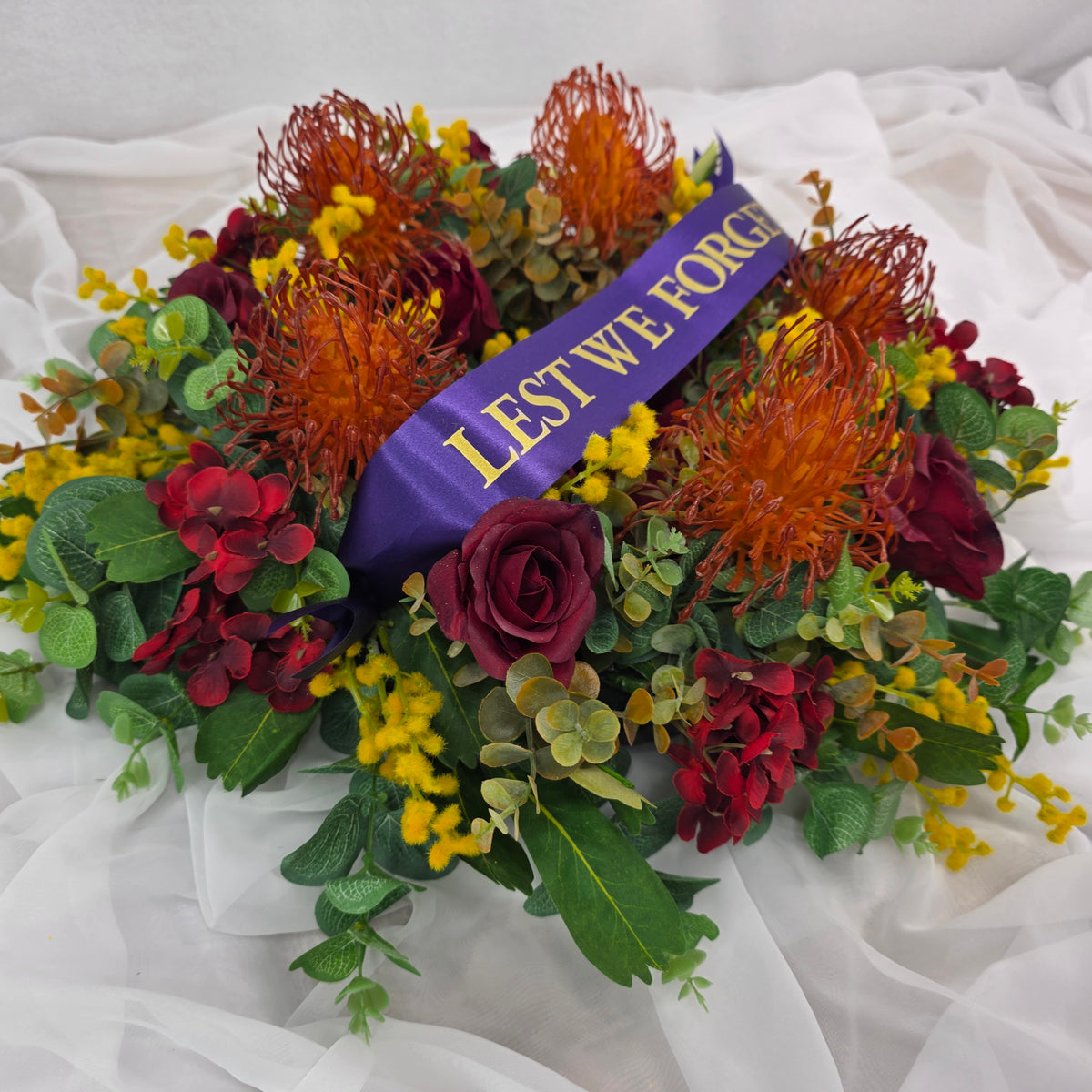 Wreath in Native Flowers
