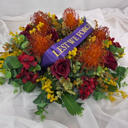 Wreath in Native Flowers