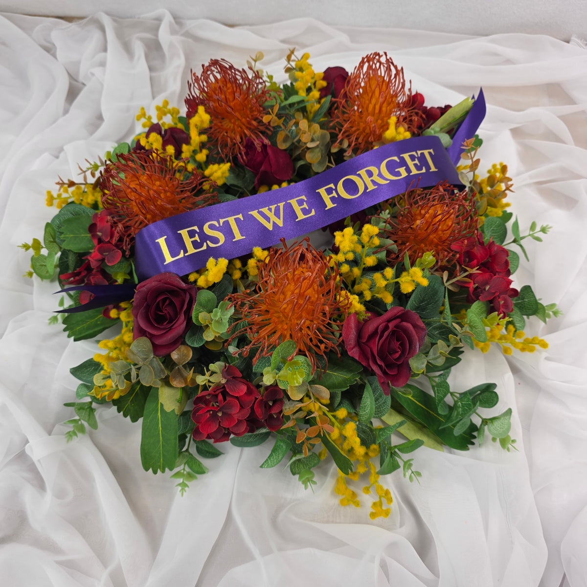 Wreath in Native Flowers