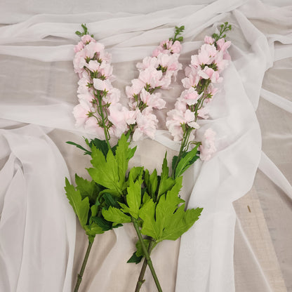 Pale Pink Real Touch Delphinium - Realistic Artificial Flowers