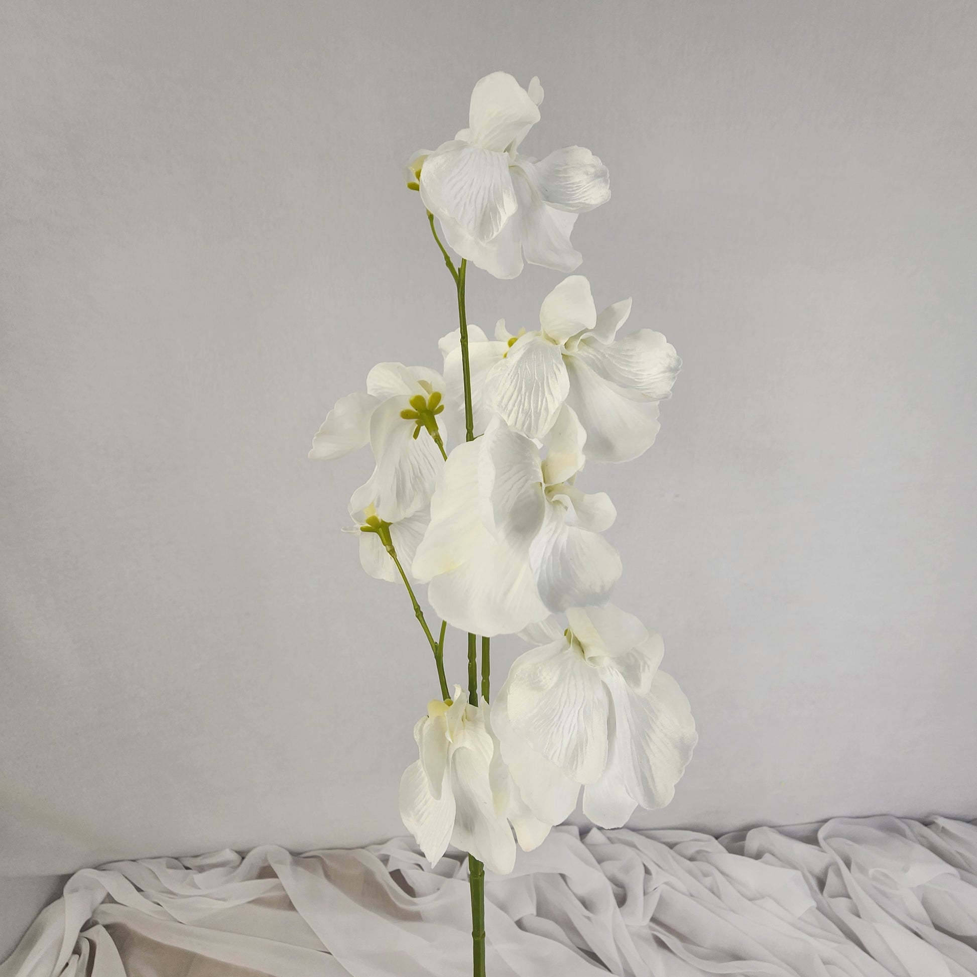 White Sweet Pea Spray- Realistic Artificial Flowers