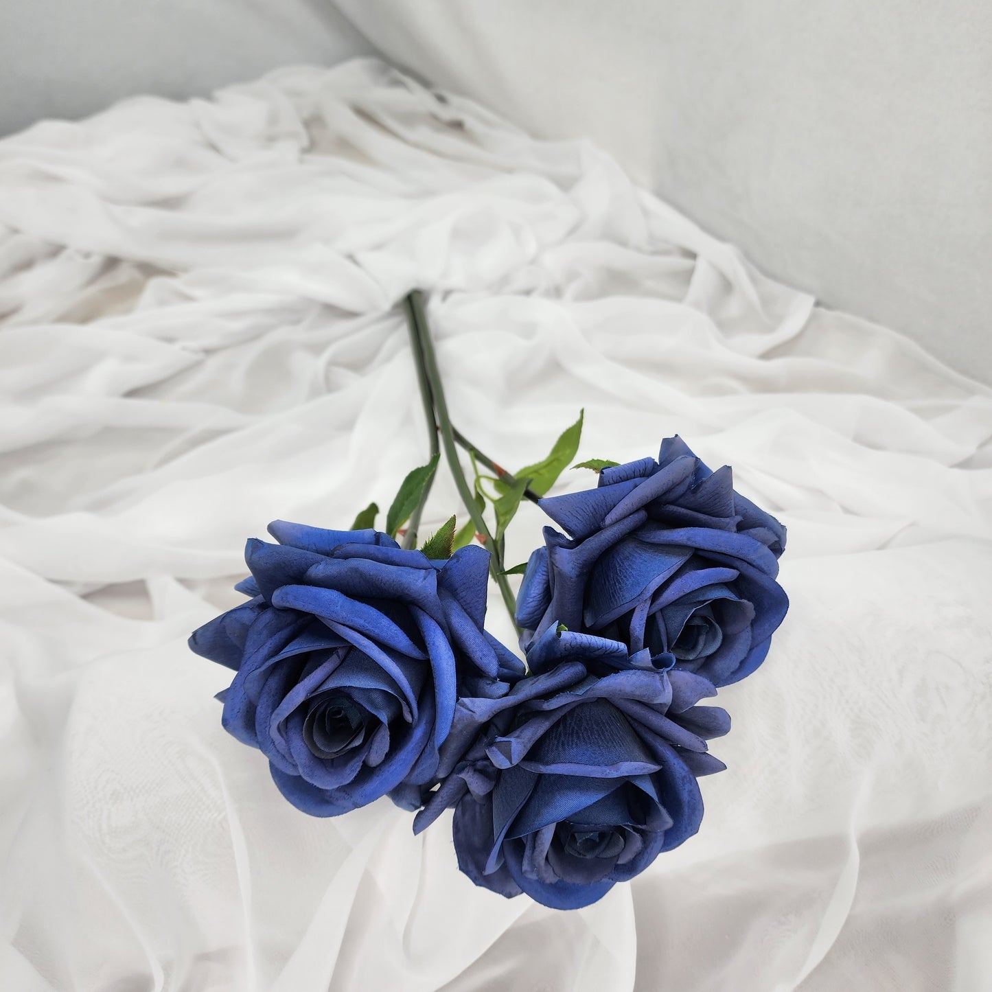 Navy Blue Royal Real Touch Rose