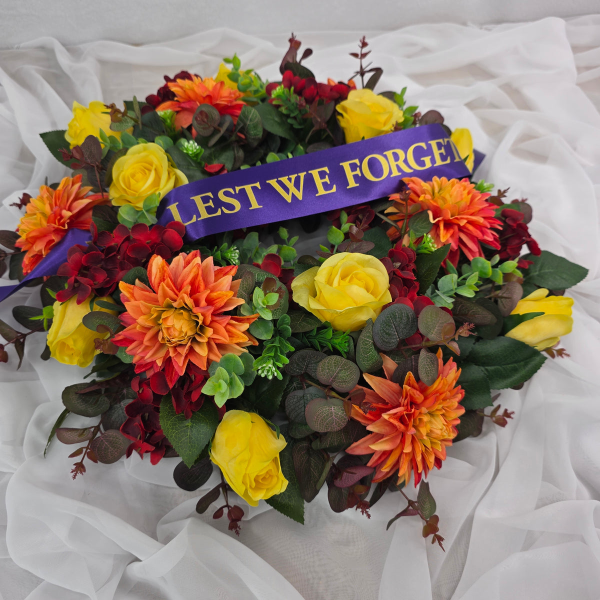 Wreath in Autumn Tones
