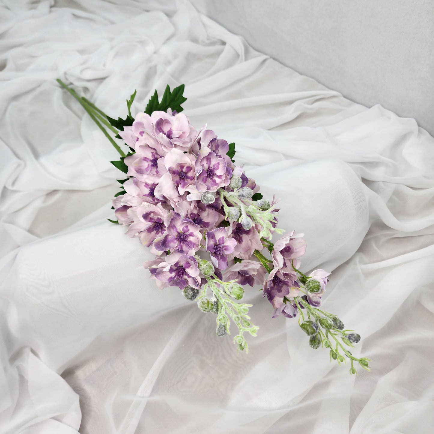 Mauve Real Touch Delphinium - Small