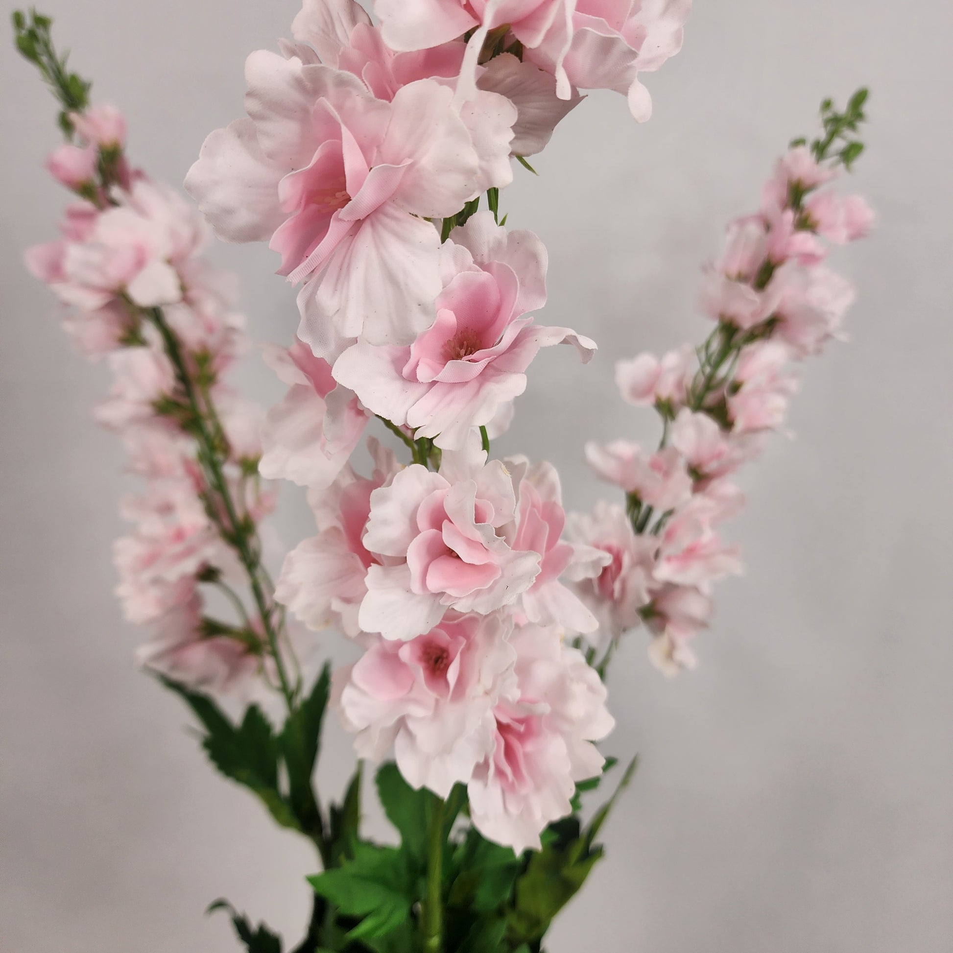 Pale Pink Real Touch Delphinium - Realistic Artificial Flowers